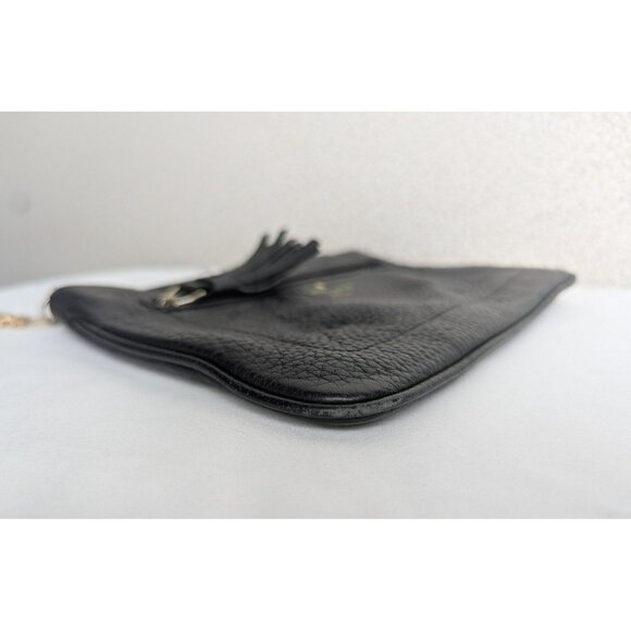 Kate Spade Chester Street Tinie Pebbled Leather Pouch Wallet Black WLRU2657 - Picture 7 of 12